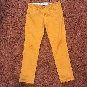 Tommy Hilfiger mustard yellow freedom skinny jeans